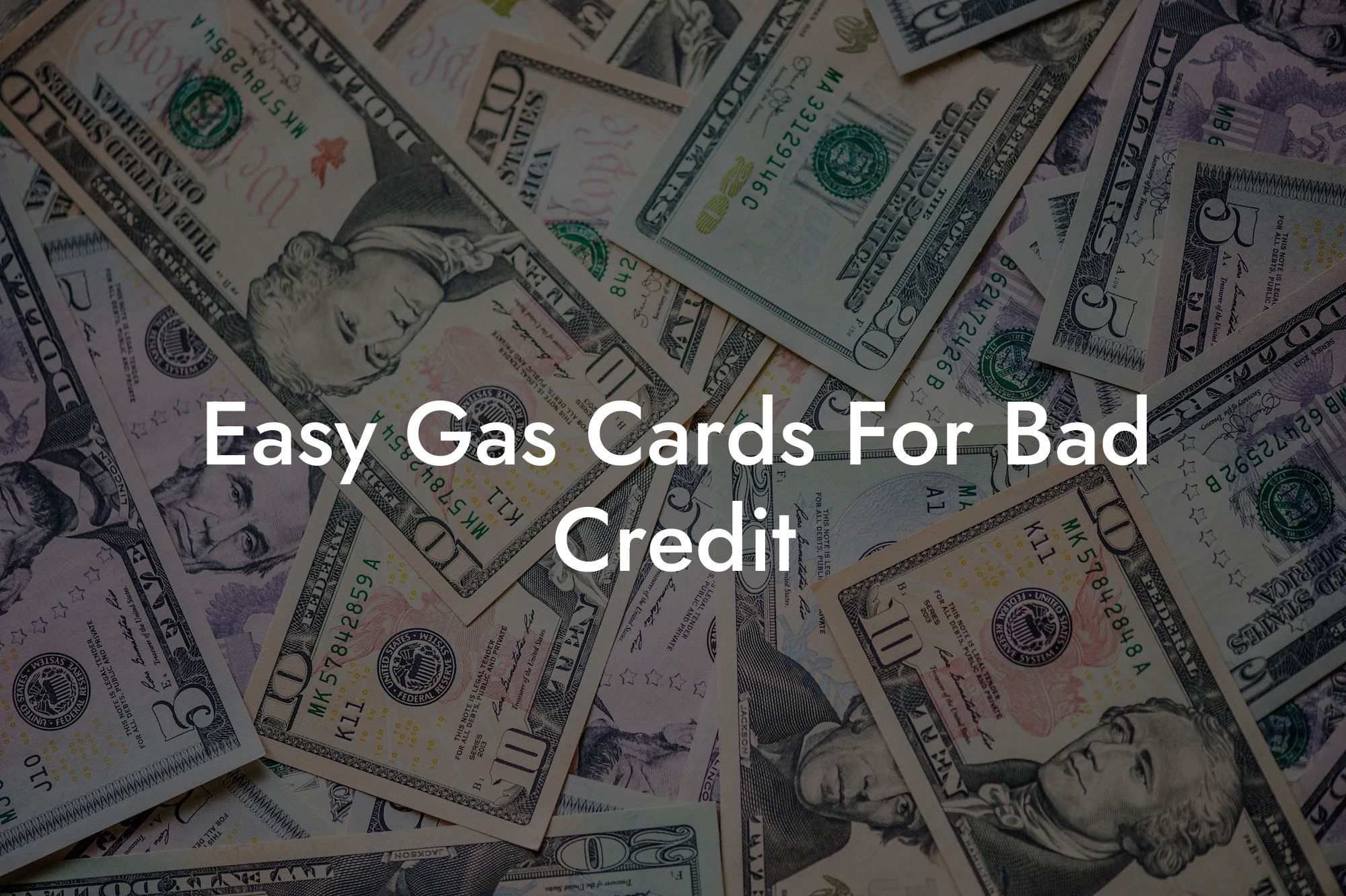 Easy Gas Cards For Bad Credit Flik Eco