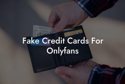 Fake Credit Cards For Onlyfans - Flik Eco