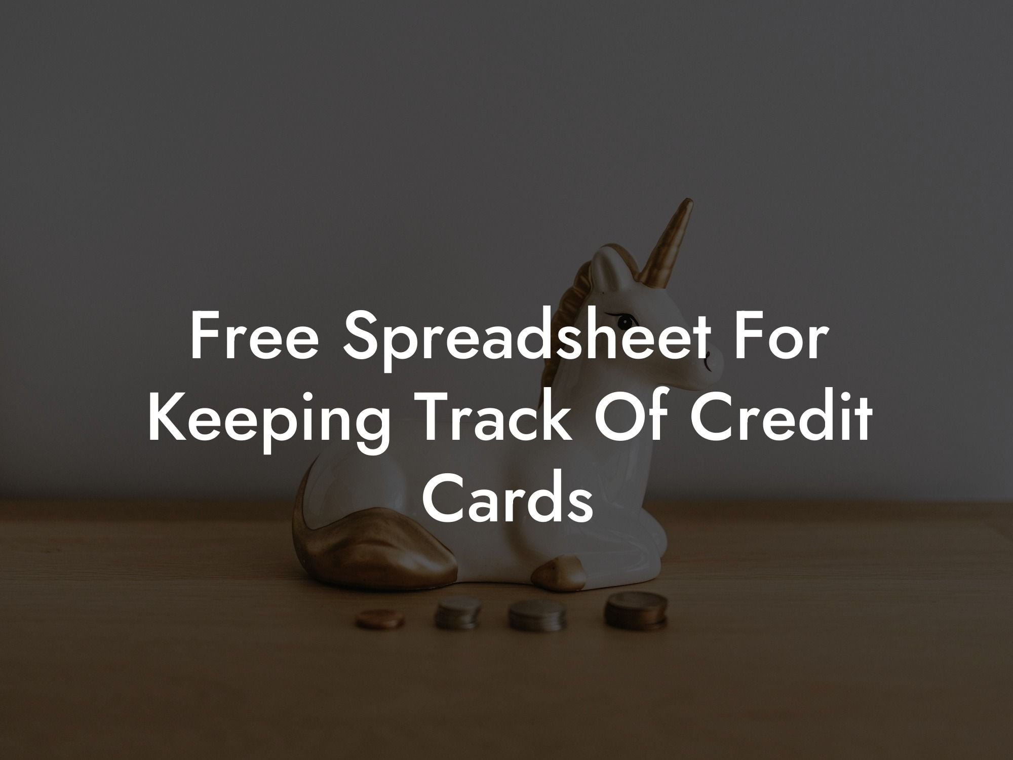 Free Spreadsheet For Keeping Track Of Credit Cards