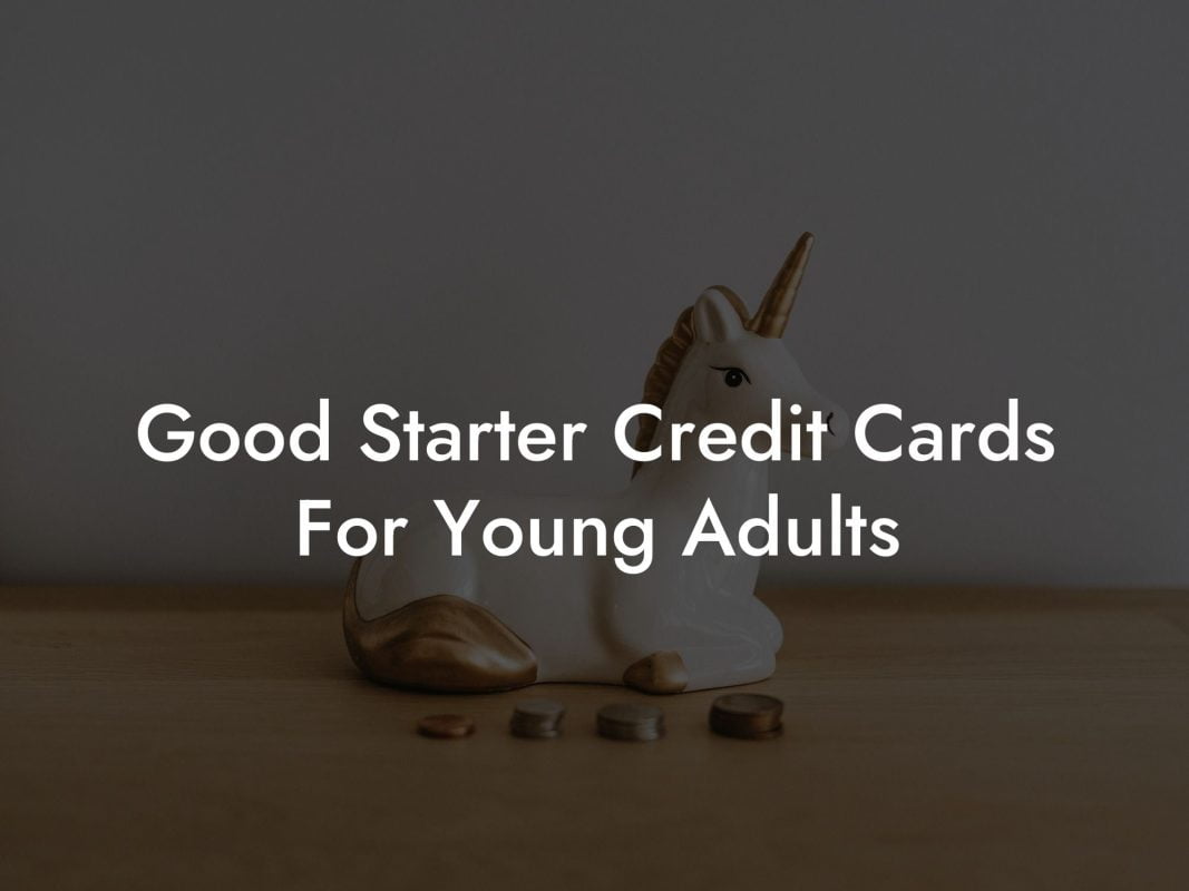 Good Starter Credit Cards For Young Adults