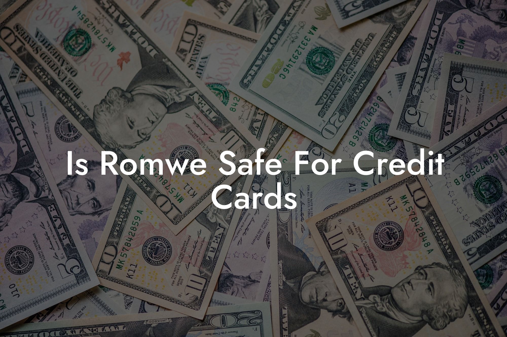 Is Romwe Safe For Credit Cards