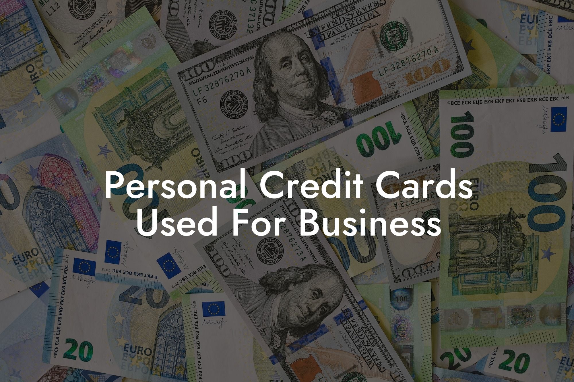 Personal Credit Cards Used For Business