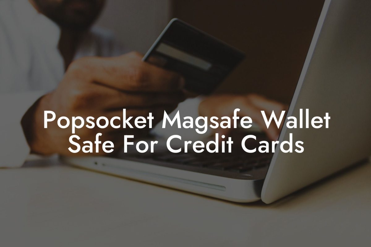 Popsocket Magsafe Wallet Safe For Credit Cards