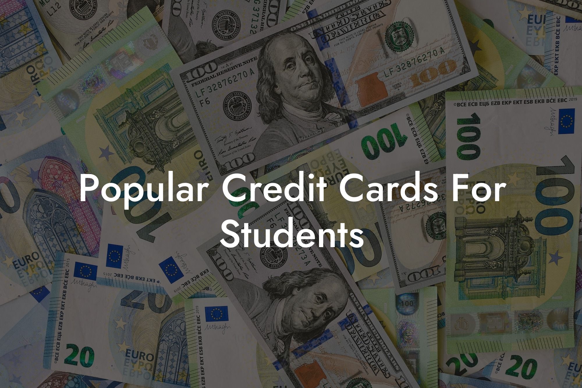 Popular Credit Cards For Students