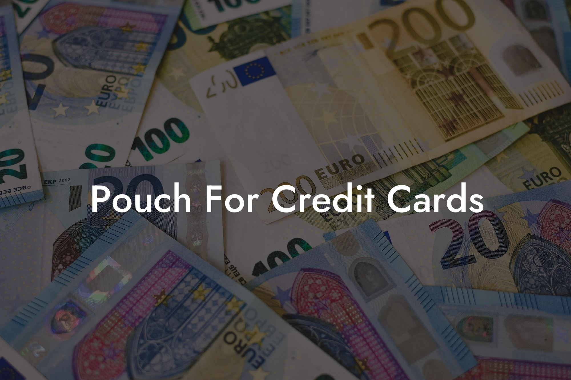 Pouch For Credit Cards