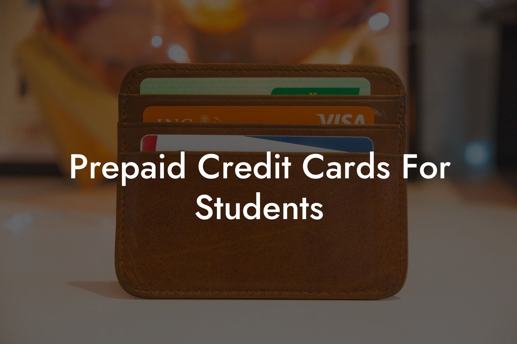 Prepaid Credit Cards For Students