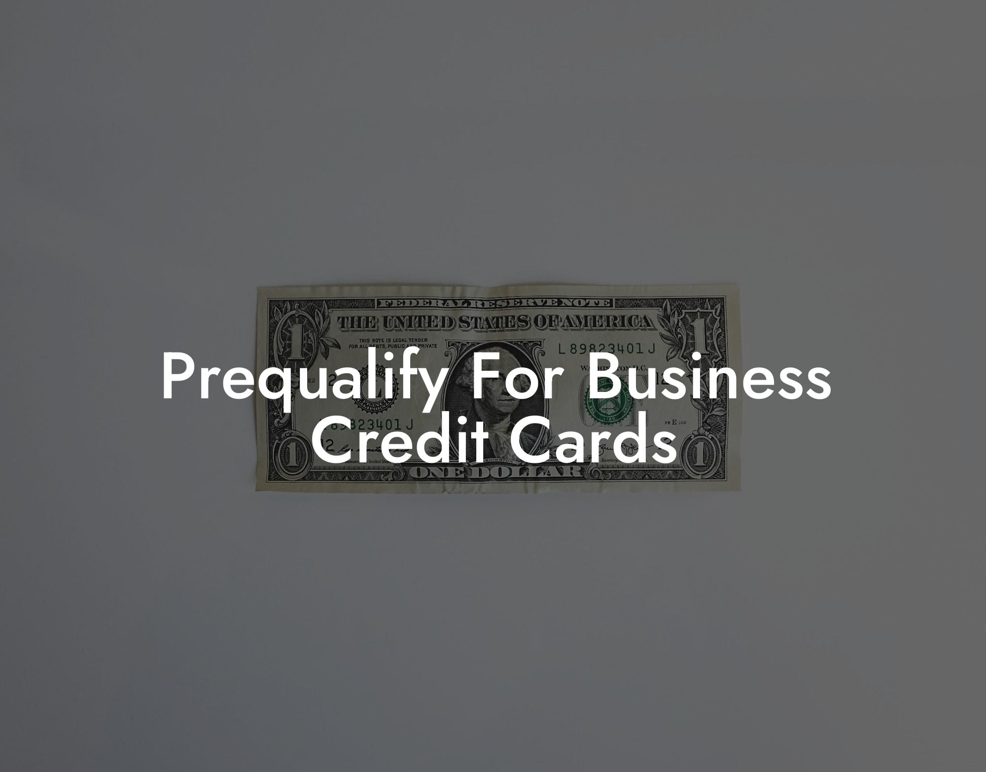 Prequalify For Business Credit Cards