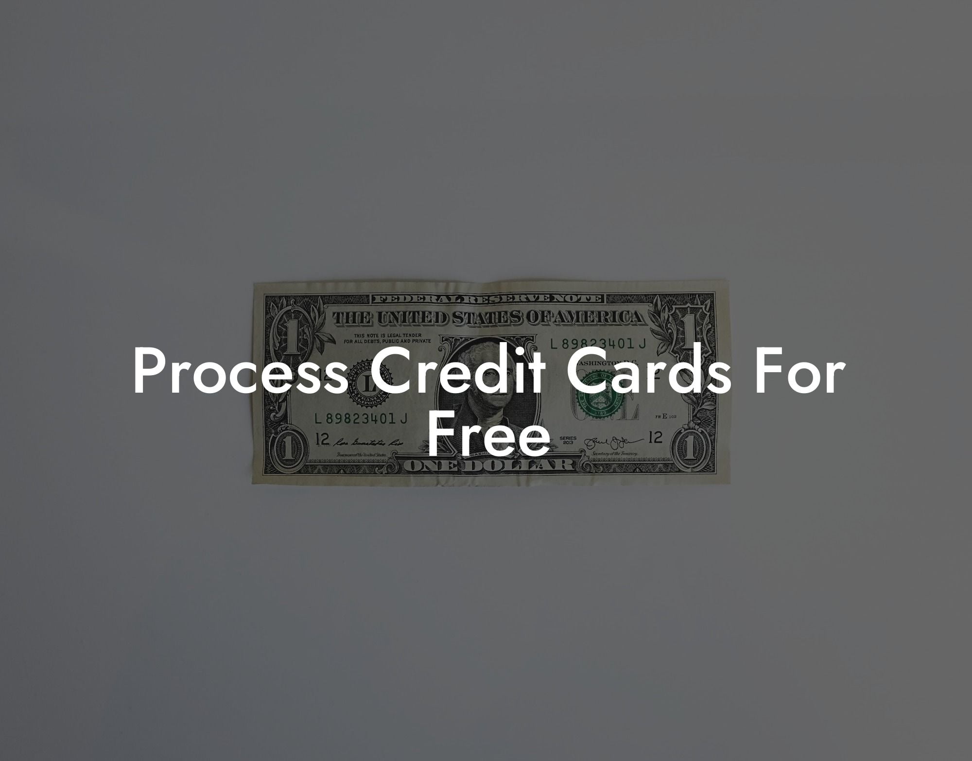 Process Credit Cards For Free