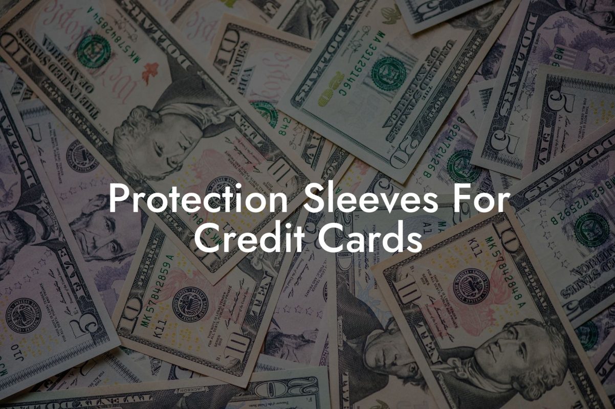 Protection Sleeves For Credit Cards