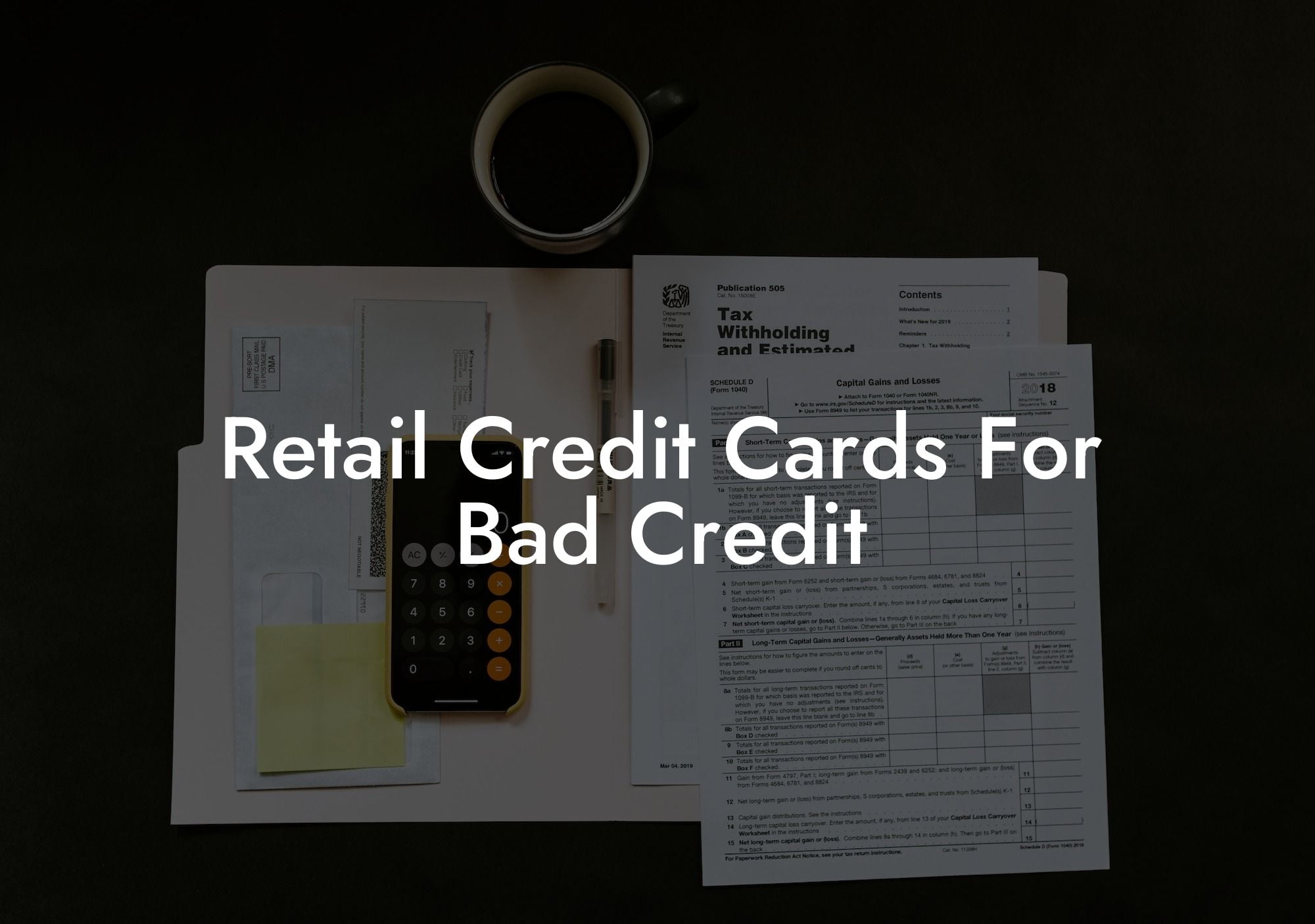 Retail Credit Cards For Bad Credit