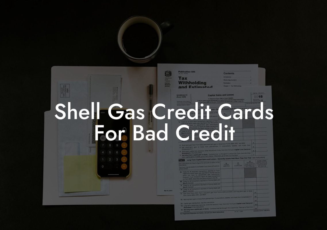 Shell Gas Credit Cards For Bad Credit