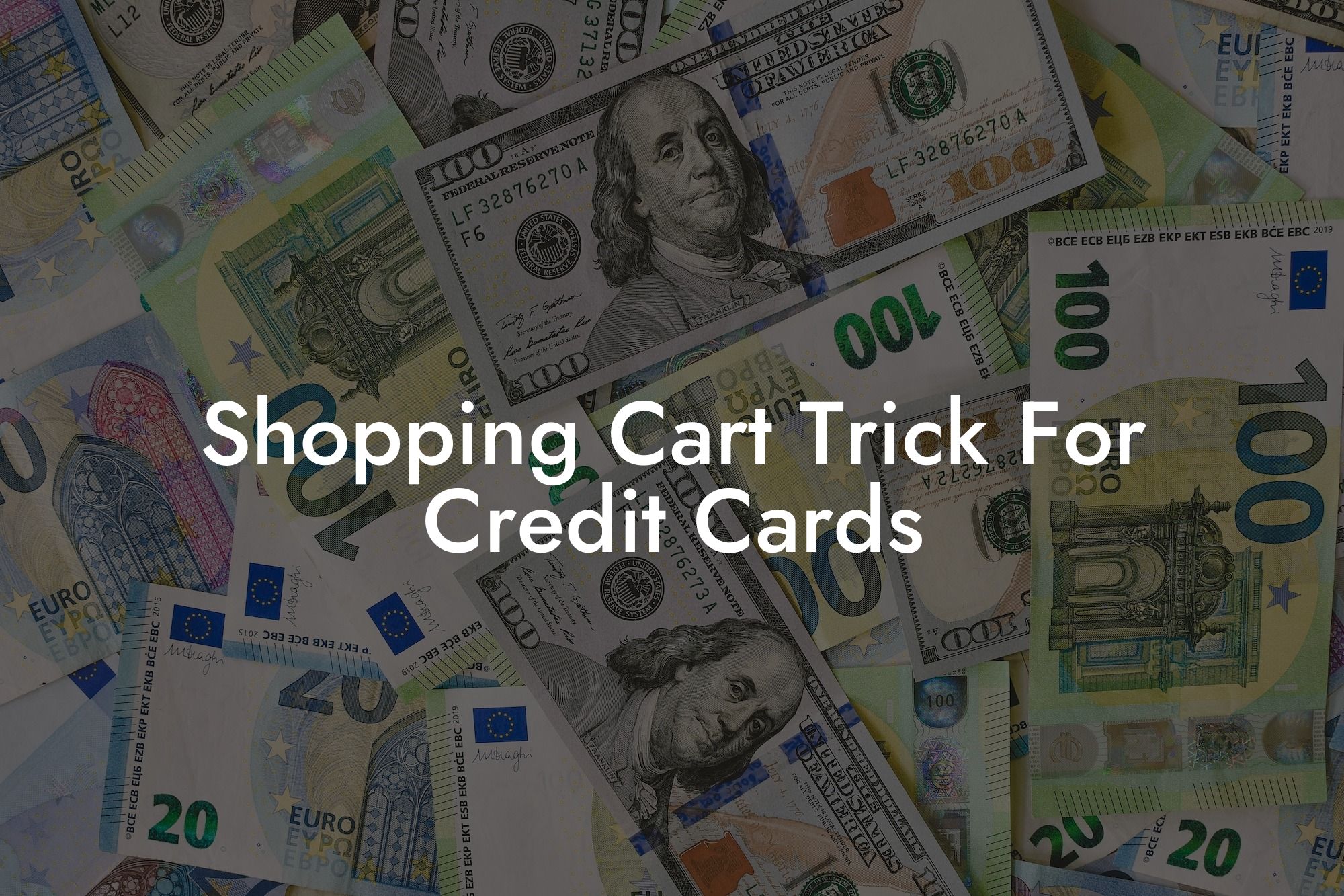 Shopping Cart Trick For Credit Cards