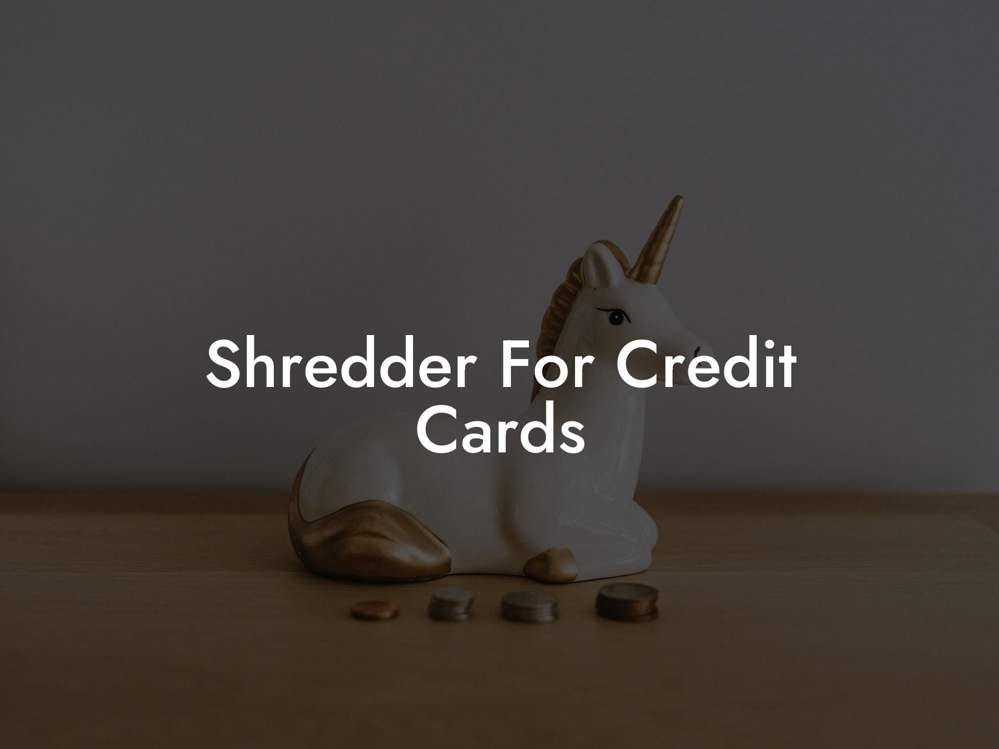 Shredder For Credit Cards