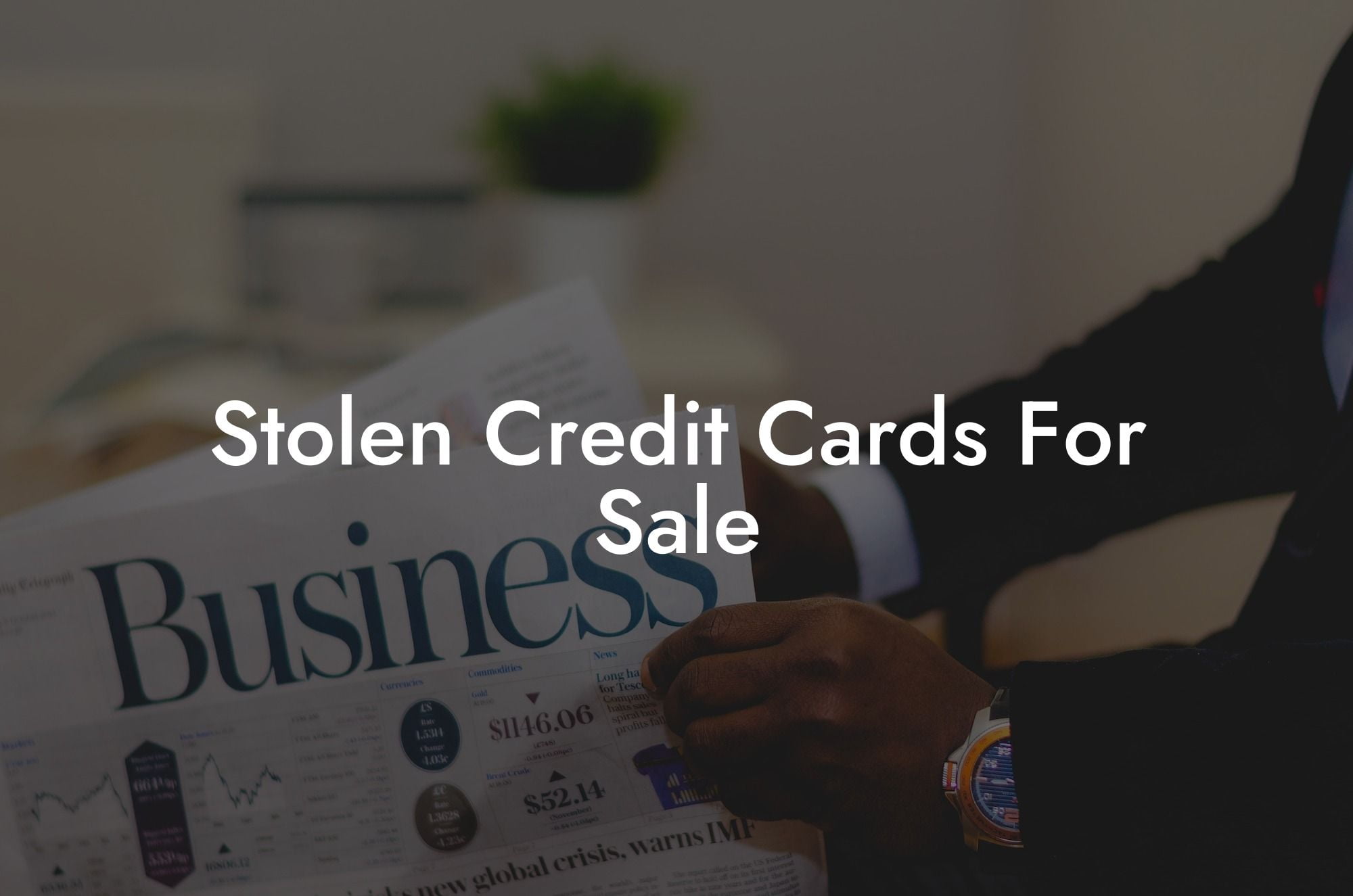 Stolen Credit Cards For Sale