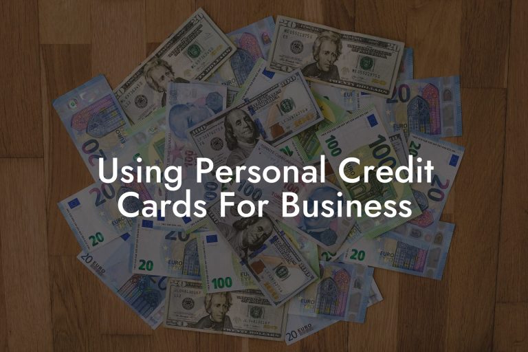 Using Personal Credit Cards For Business Flik Eco