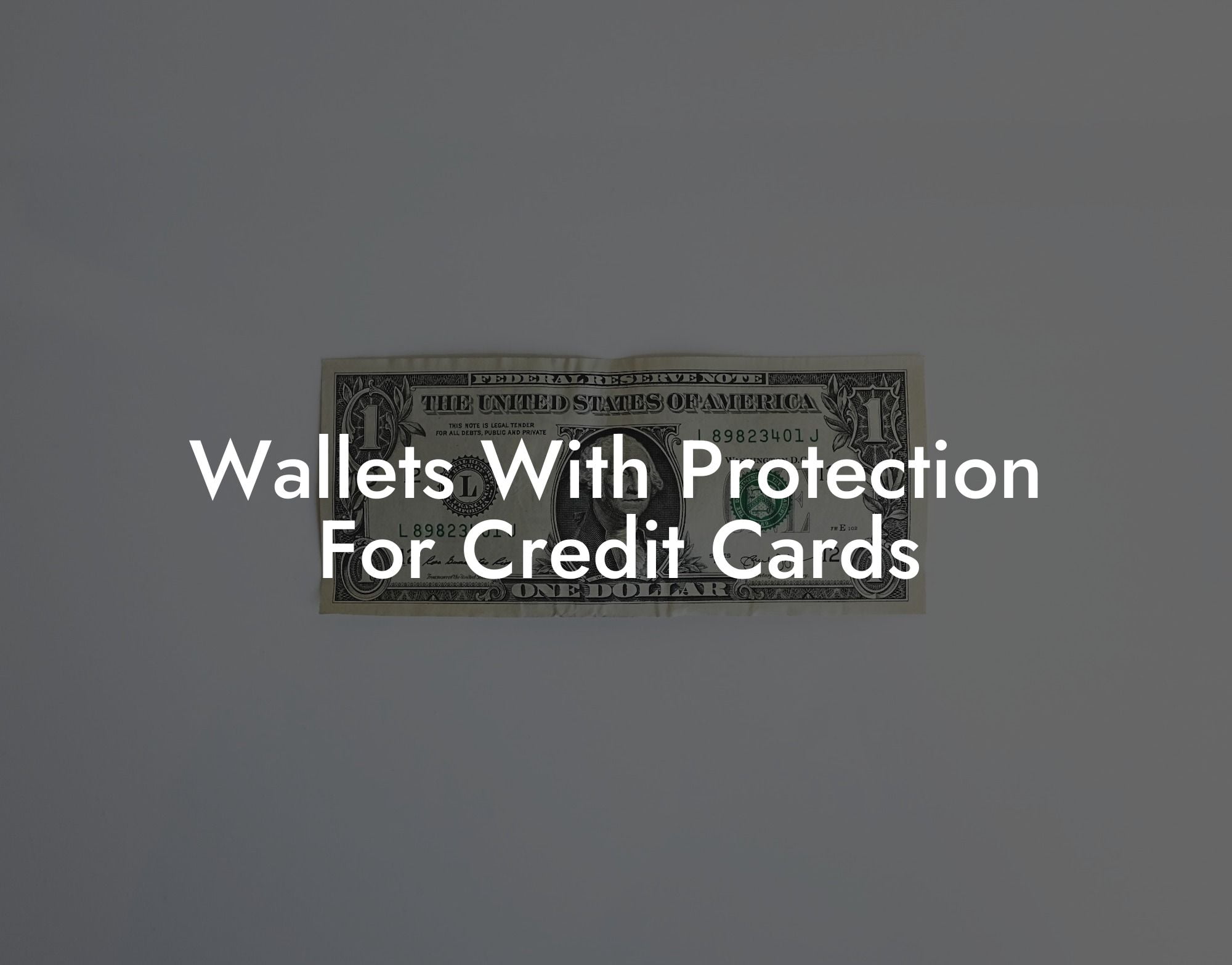 Wallets With Protection For Credit Cards
