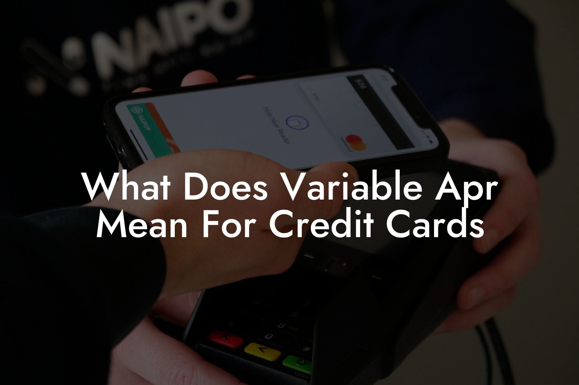 What Does Variable Apr Mean For Credit Cards